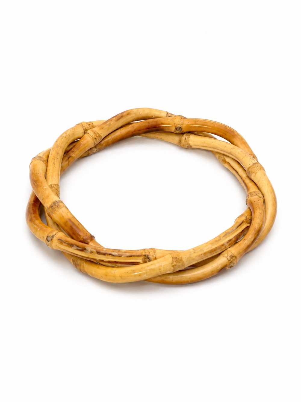 Twisted Bamboo bangle bracelet